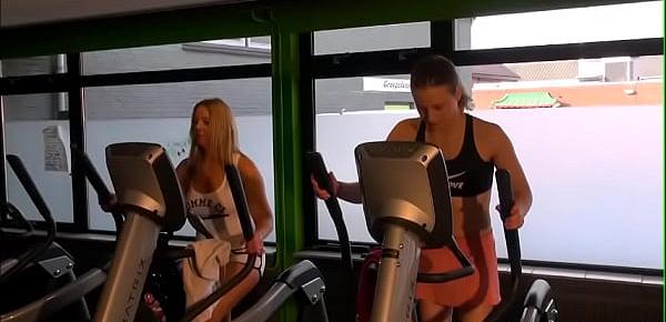 Dutch clown visits the gym for sex